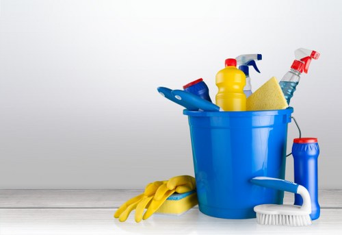 Waste separation and recycling materials sorted locally