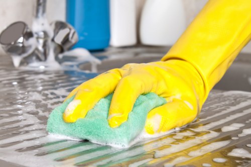 Professional cleaning of reception and communal areas near Elephant and Castle